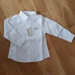 ​【新品】any FAM KIDS フォーマル ブラウス 100 白 ストライプ