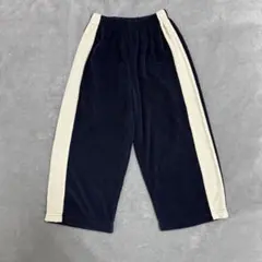 yonkon ヨンコン パイルロングパンツ ネイビー L 110cm