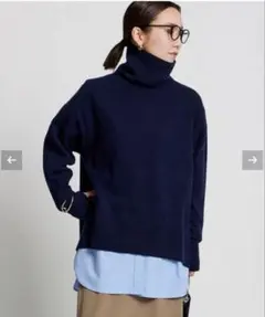 JOURNAL STANDARD ウールカシミヤルーズハイネックプルオーバー