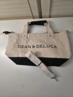 ディーンアンドデルーカ 2WAY トート アイボリー黒DEAN&DELUCAのサムネイル