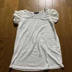 Tip Top パフスリーブ カットソー ホワイト 半袖のサムネイル