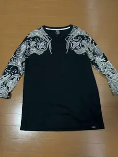美品 波達 和柄 Tシャツ ② namitatsu 千鳥 花札 花鳥風月のサムネイル