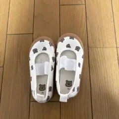 クマプリント 上履きサイズ15