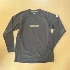 DESCENTE 長袖シャツ ブラック