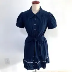 LEST ROSE ワンピース 紺色 ネイビー