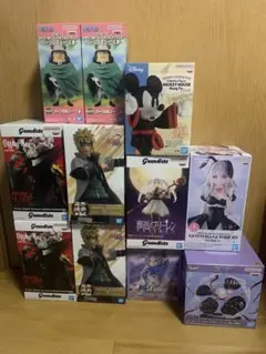 最新フィギュア含むアニメキャラクターフィギュア11個セット