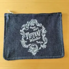 【新品未使用】ティファニー　限定デニムポーチ