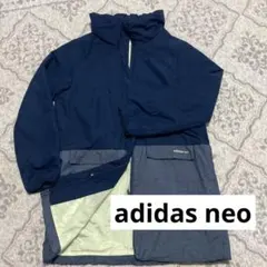 adidas neo 中綿ジャケット M　スタンドカラー 軽量 アディダスネオ