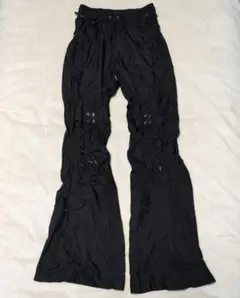 SLY　LACE UP ATHLEISURE FLARE パンツ　ブラック