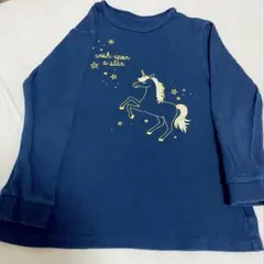 千趣会　ベルメゾン　GITA ユニコーン長袖カットソー　120 女の子秋冬服