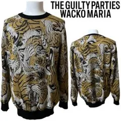【美品】WACKO MARIA　百虎 ジャガード コットン ニット【S】のサムネイル