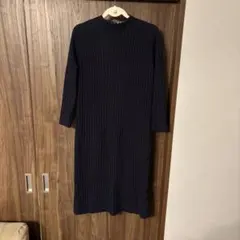 アーバンリサーチ ネイビー ニットワンピース