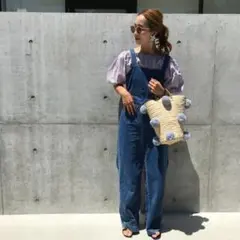mite　デニムサロペット