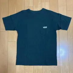 VANS Tシャツ 半袖深緑 ポケット付き バックロゴ Sのサムネイル