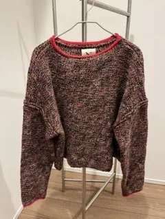 RNA-N マルチカラー ニットセーター 長袖