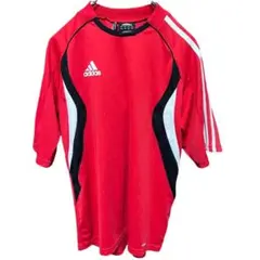 アディダス　adidas  レッド　赤　Tシャツ　夏　運動時　Sサイズ