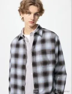 UNIQLO ユニクロ　フランネルチェックシャツ