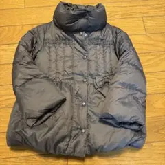 KUMIKYOKU チャコールグレー ダウンコート LLサイズ