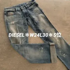 DIESEL＊ダメージデニム＊ジーンズ＊LHELA＊W24L30＊S位