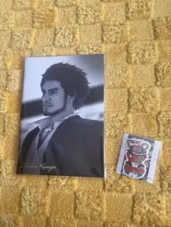 龍が如く セガラッキーくじ しごできノート 春日一番 刺青ステッカー 海老名正孝