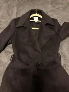 H&M ダークブラウン ロングコート EUR 34