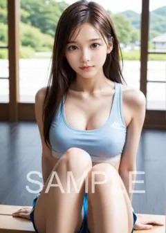 AI 美女 生写真 A4ポスター 美人 清楚 アート グラビア c092514
