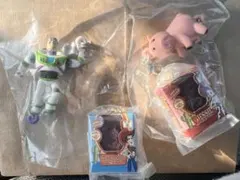 トイストーリー　ゆらゆらつながるマスコット　2点　とおまけつき　キーホルダー