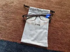 JINS PC ブルーライトカット メガネ ケース付