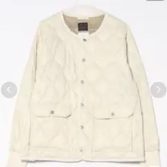 ミリタリー オーバーサイズ クルーネック ダウンジャケット/TAION