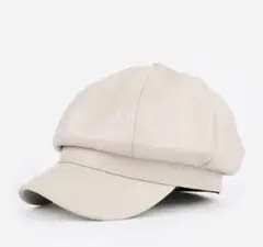 ベージュ キャスケット hat0031