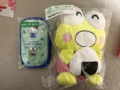 けろけろけろっぴ　ぬいぐるみ　はぴだんぶい　当たりくじ　一番くじ　ローソンセット