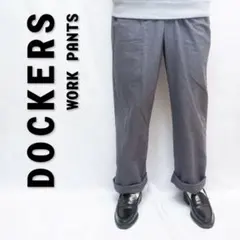 DOCKERS ワークパンツ スラックス  ツータック