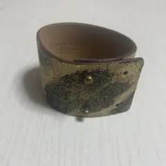 ★新品未使用★Streets Ahead豹柄スエードレザーバングル　unisex