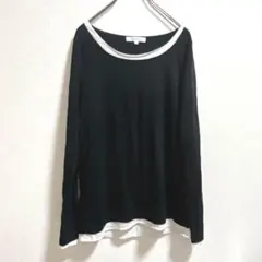 grove 長袖カットソー　レディースLサイズ　黒
