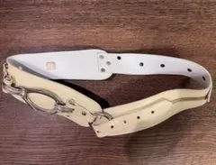 オフホワイト装飾ベルト