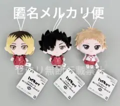 ハイキュー!! ぬいぐるみちゃーむ マスコット 音駒高校 ねこま 3種類セット