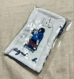 アニエスベー　ファスナー付き　タオルポーチ