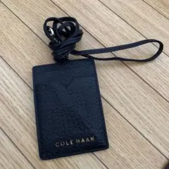 COLE HAAN IDカードホルダー ネックストラップ ブラック