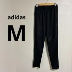 adidas 【M】ブラック ジャージパンツ アディダス ランニング 古着