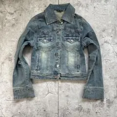Mouth Valley Y2K デニムジャケット Gジャン クロップド 短丈