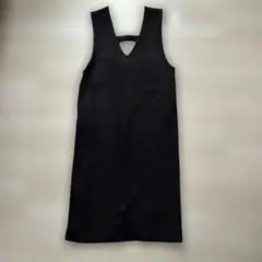 ノースリーブ ロングワンピース ブラック　GRL