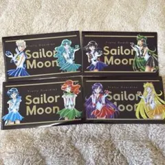 セーラームーン マルチケース クリアファイル 4種セット 明治 コラボ