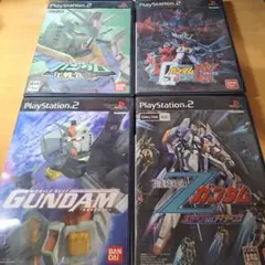 33 PS2ソフト　機動戦士ガンダムシリーズ4本セット
