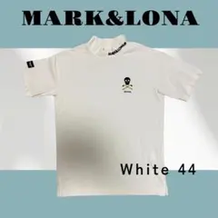 MARK&LONA モックネックシャツ ホワイト 44のサムネイル