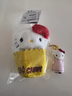 京都 ハローキティ展 オリジナルぬいぐるみマスコット 50周年 キティちゃん