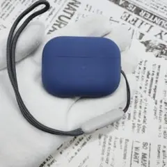 AirPods Pro 2 ストラップ付シリコンケース [02]サファイアブルのサムネイル