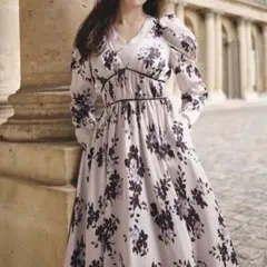 最終お値下☆herlipto Muse Floral Cut-Out Dress