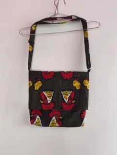 SALEハンドメイドバッグ　ショルダーバッグ　アフリカ布バッグ　アフリカンバッグ