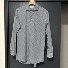 ORIHICA カッタウェイ ワイシャツ ギンガムチェック L41-82