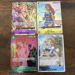 ナミ Rパラレル2枚、Pレア1枚、Rプロモ1枚【4枚セット】